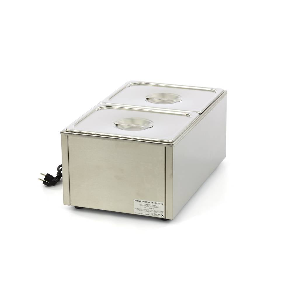 Baño María - Profesional - con Grifo - incl 2 x 1/2 GN Set - Eléctrico