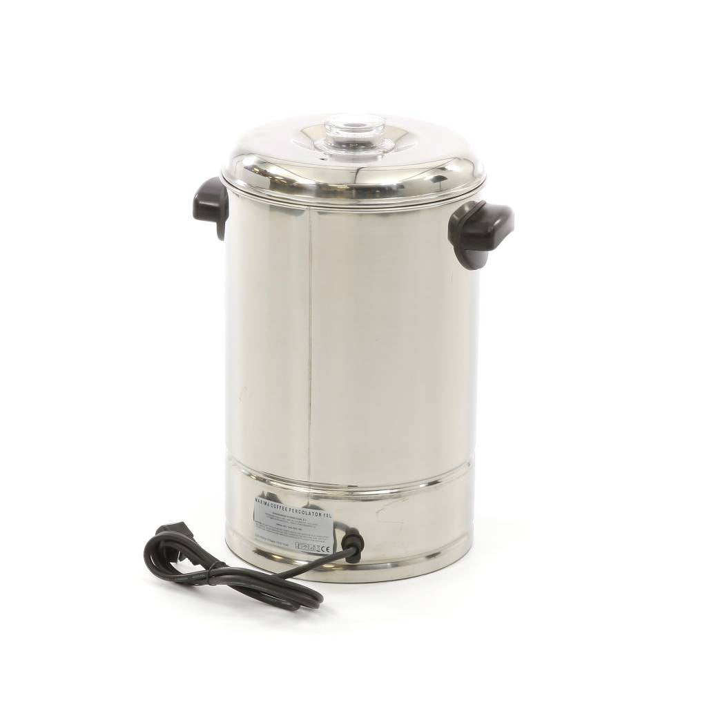 Caffettiera a percolazione - Professionale - 10L - 80 tazze - filtro caffè rimovibile