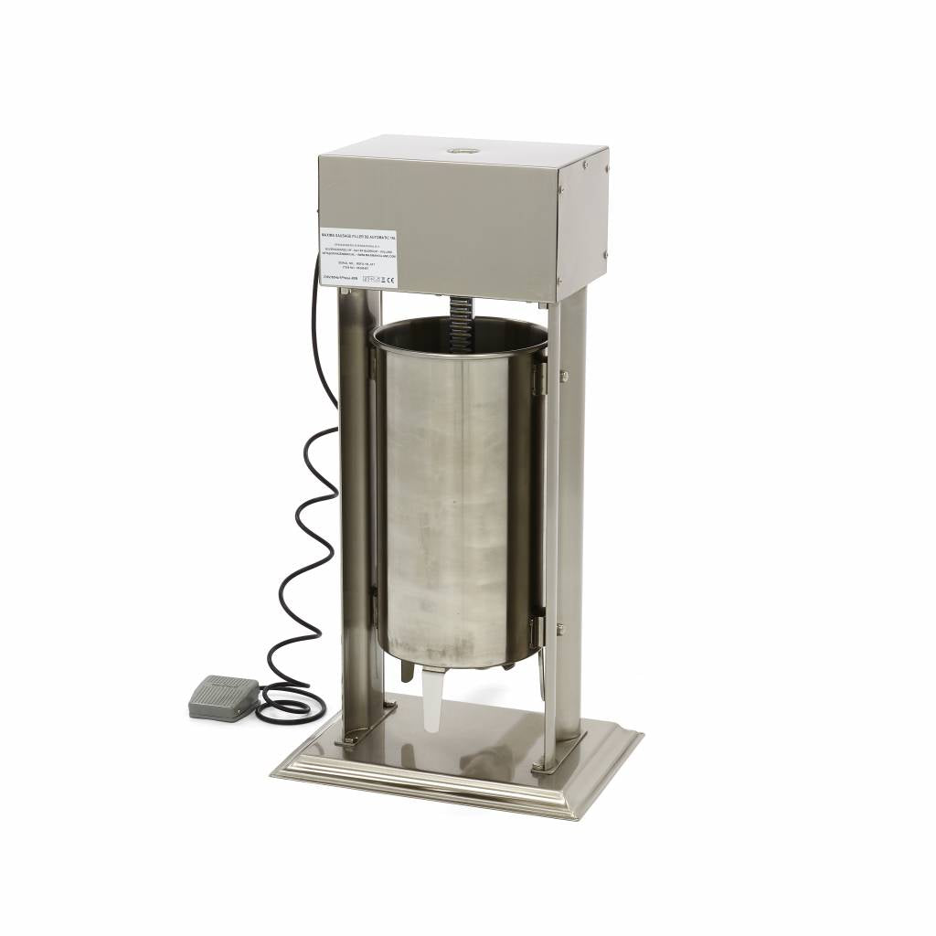 Enchedora de salsichas - Profissional - 15L - Automática - Vertical - Inclui 4 tubos de enchimento