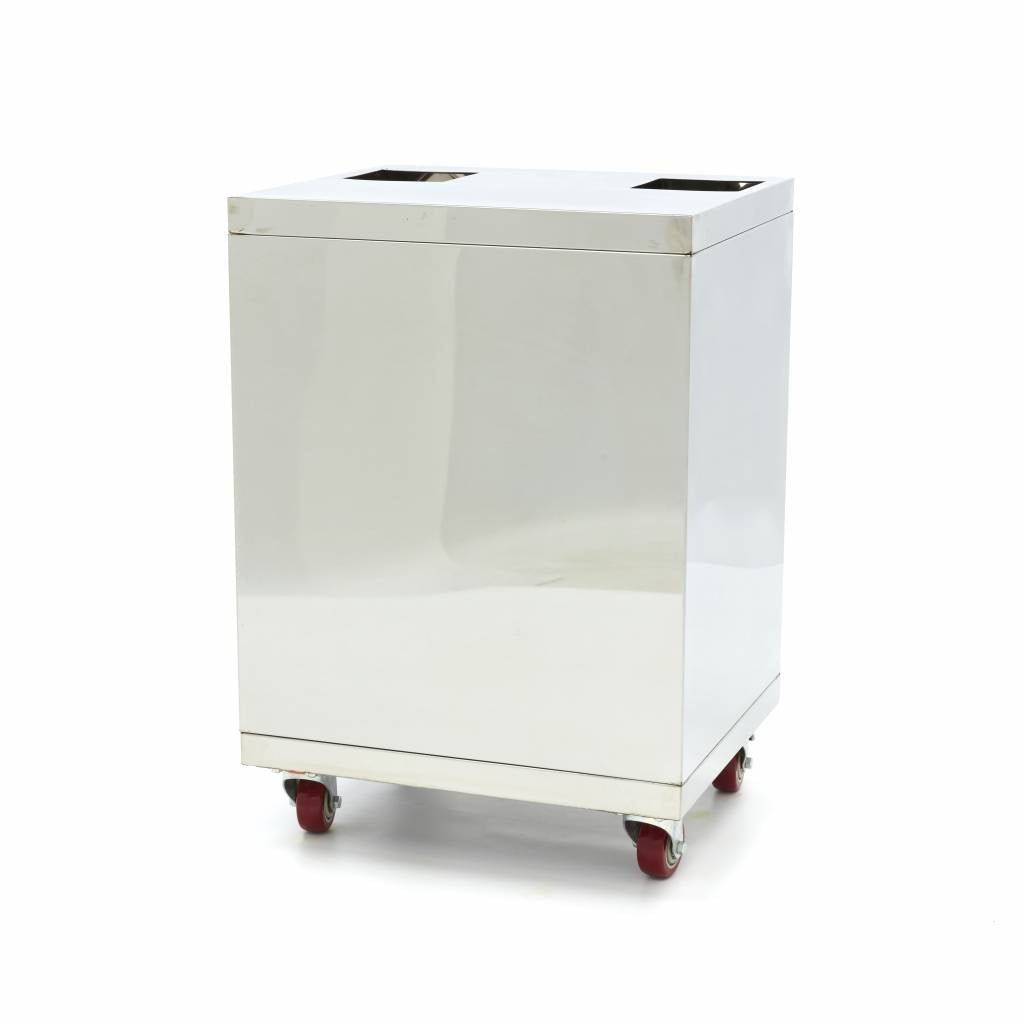 Carrello per spremiagrumi - Professionale - Compatto - Con secchio per gli scarti - Su ruote