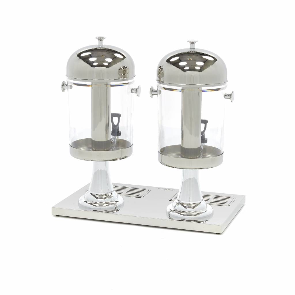 Dispensador de Bebidas - Profesional - 2 x 8L - Tubo Central de Refrigeración - Funciona Sin Corriente