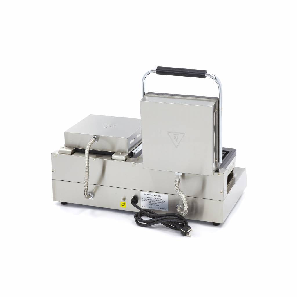 Plancha para Gofres - Profesional - 4 Piezas - Cuadrada - Doble