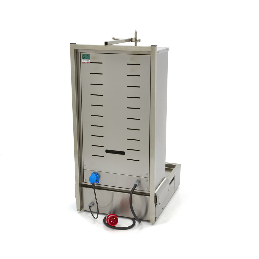 Kebab Grill - Profesional - 4 Quemadores - 70kg Carne - Eléctrico