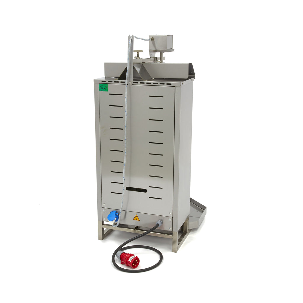 Kebabgrill - Professionell - 4 Brenner - 50 kg Fleisch - Elektrisch