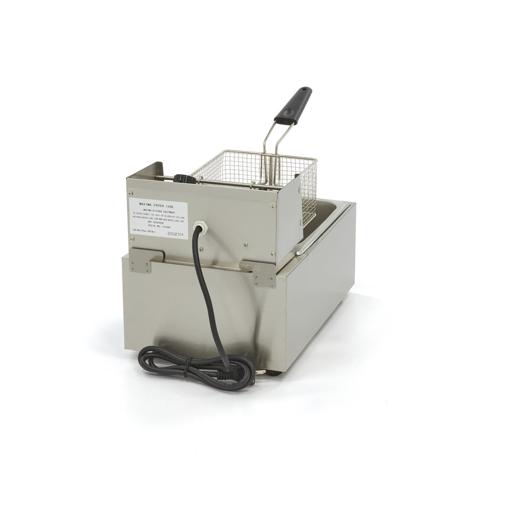 Fritteuse - Professionell - 6L - 1 Korb - bis zu 1,2kg Pommes frites