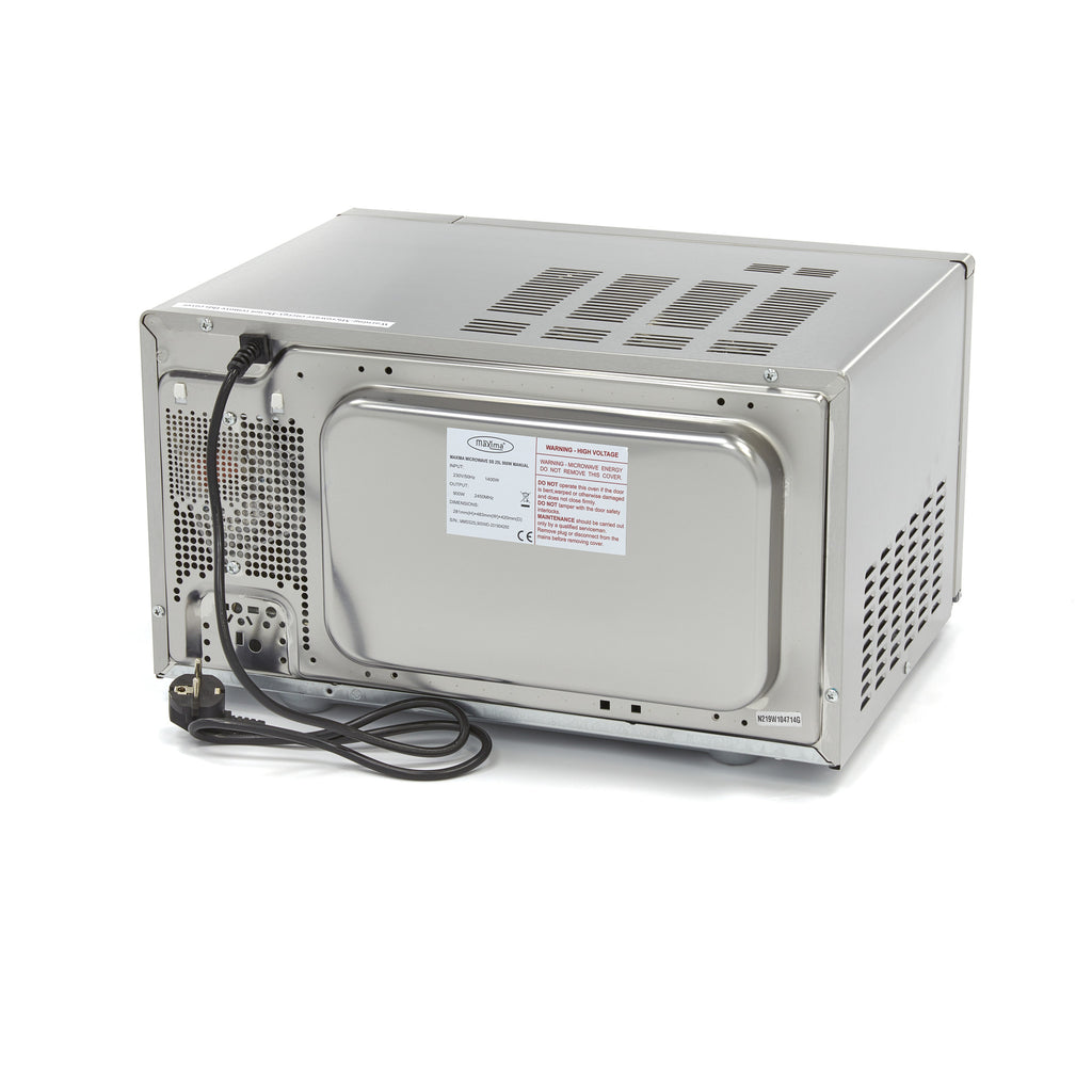 Mikrowelle - Professionell - 900W - 6 Programme - Teller bis Ø33cm