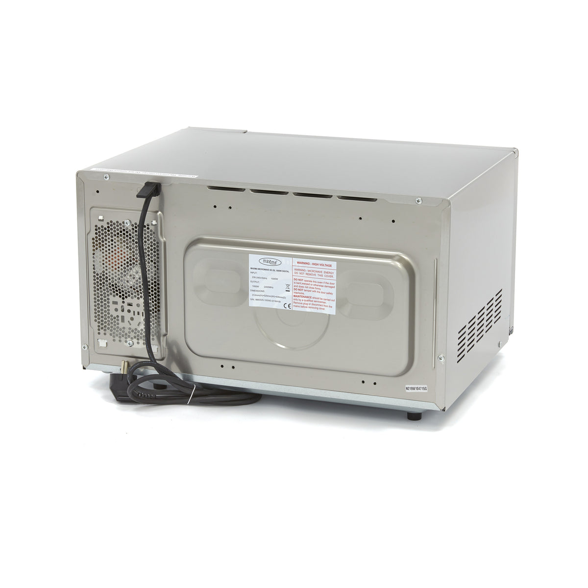 Mikrowelle - Professionell - 1000W - 20 Programme - Teller bis Ø32cm