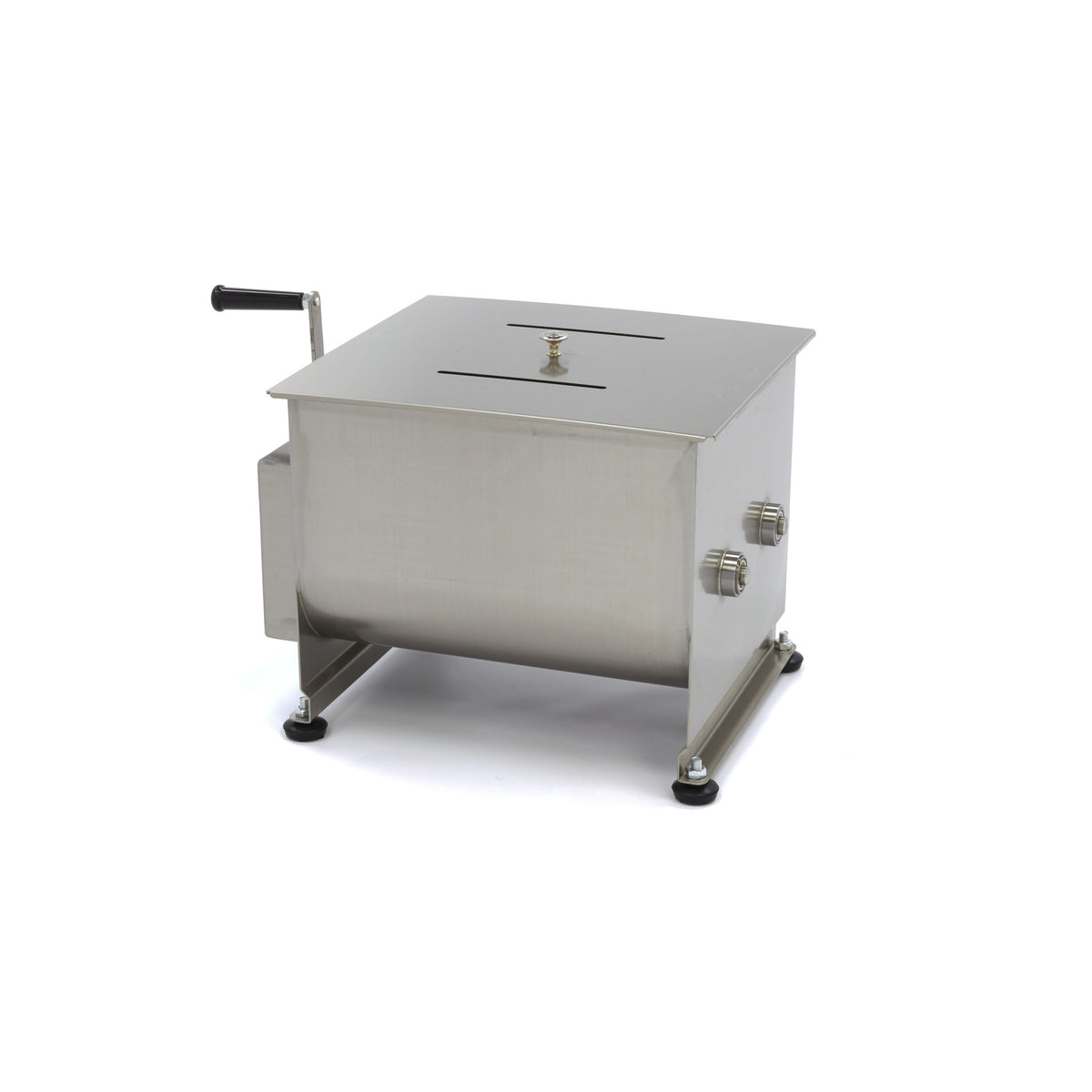 Mezclador de Carne - Profesional - 30L - 25kg Carne - Eje Doble - Manual