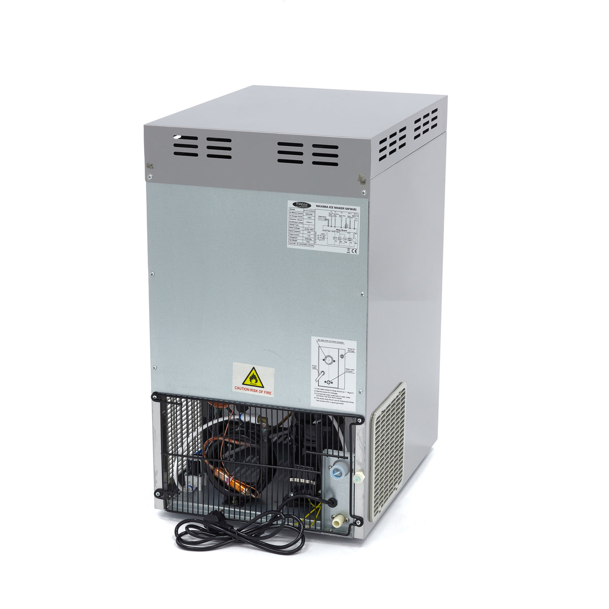 Máquina de gelo - Profissional - 50kg/dia - Picado/em escamas - Refrigerada a água