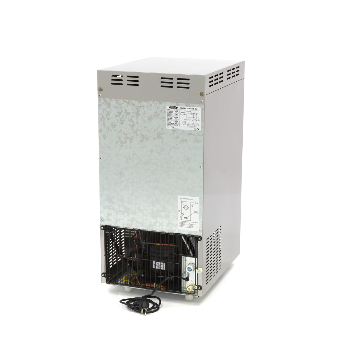 Máquina de Hielo - Profesional - 85 kg/día - Triturado/Escamado - Refrigerado por Agua