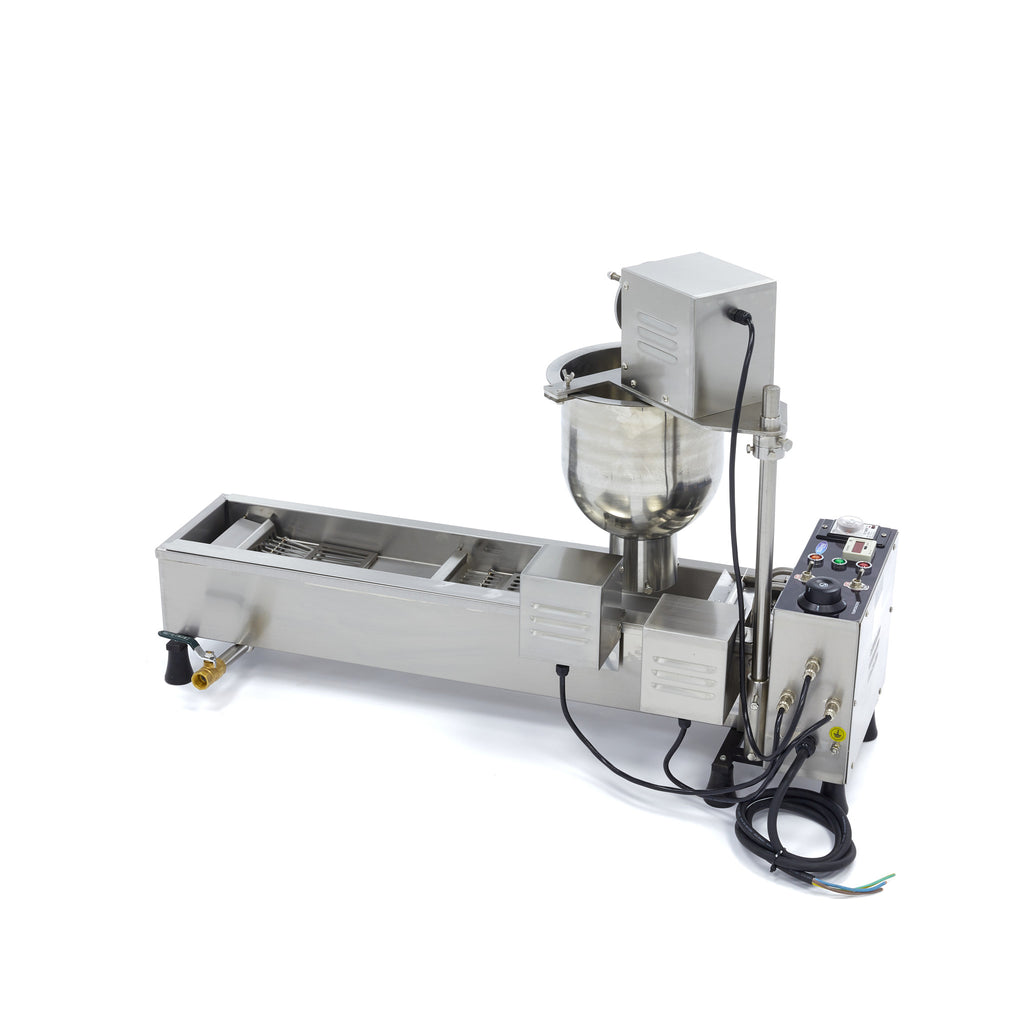 Macchina per Donut - Professionale - 450 Donut/h - Automatica - Friggitrice con Sistema Rotante