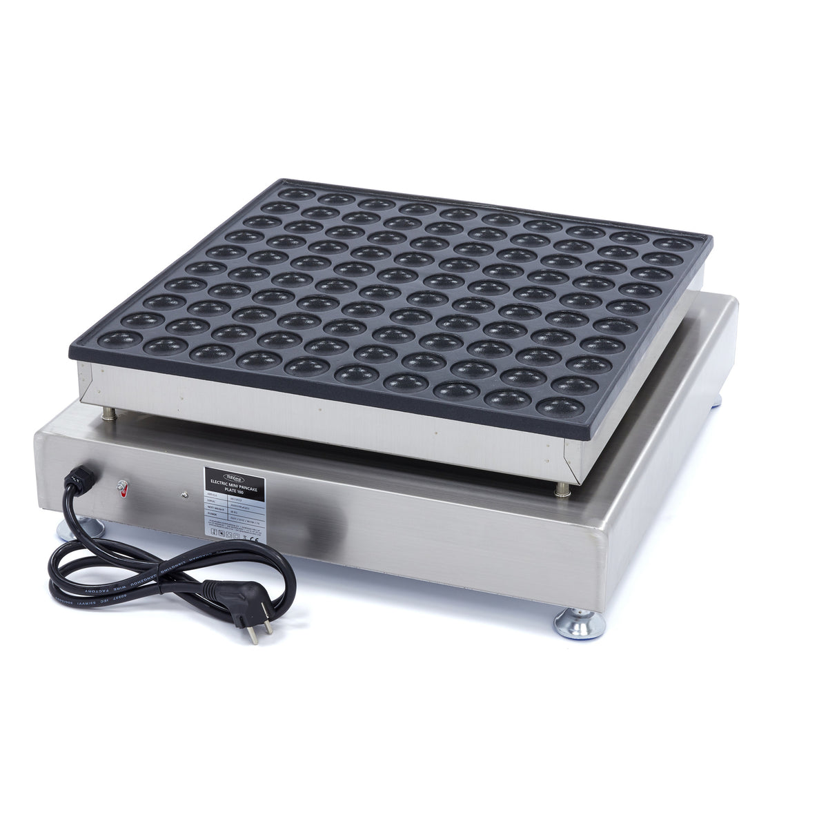 Máquina para Mini Tortitas/Poffertjes - Profesional - 100 Piezas - Ø4cm