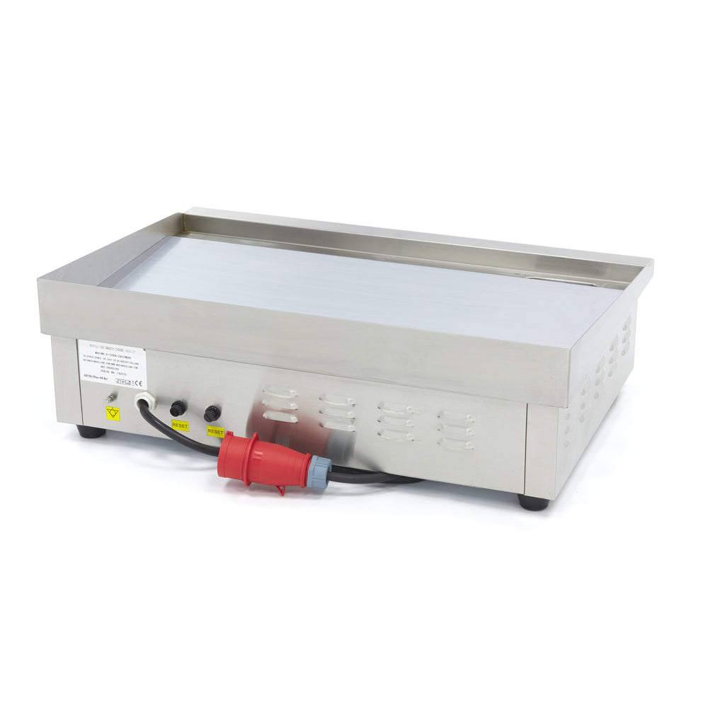 Plancha - Profesional - Cromo Liso - 73cm - incl Bandeja de Goteo - 400V