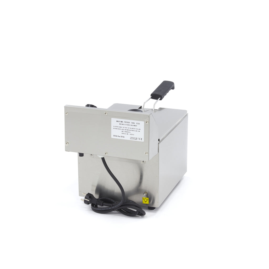 Fritteuse - Professionell - 8L - 1 Korb - bis zu 1,4kg Pommes frites