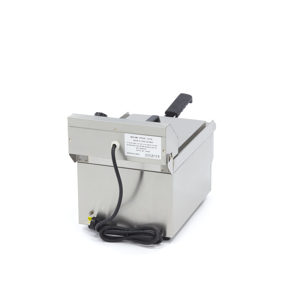 Friggitrice - Professionale - 10L - 1 cestello - con rubinetto di scarico