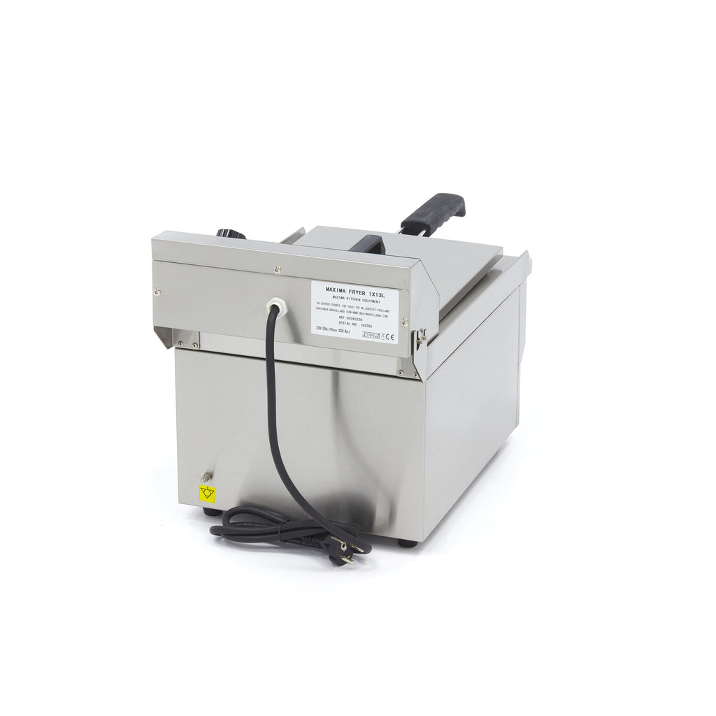 Friggitrice - Professionale - 13L - 1 cestello - con rubinetto di scarico