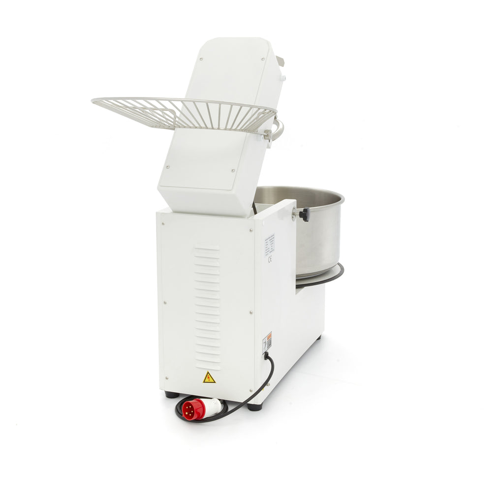 Spiralkneter - Professionell - 50L - 30kg Teig - 2 Geschwindigkeiten - Herausnehmbarer Kessel - 400V