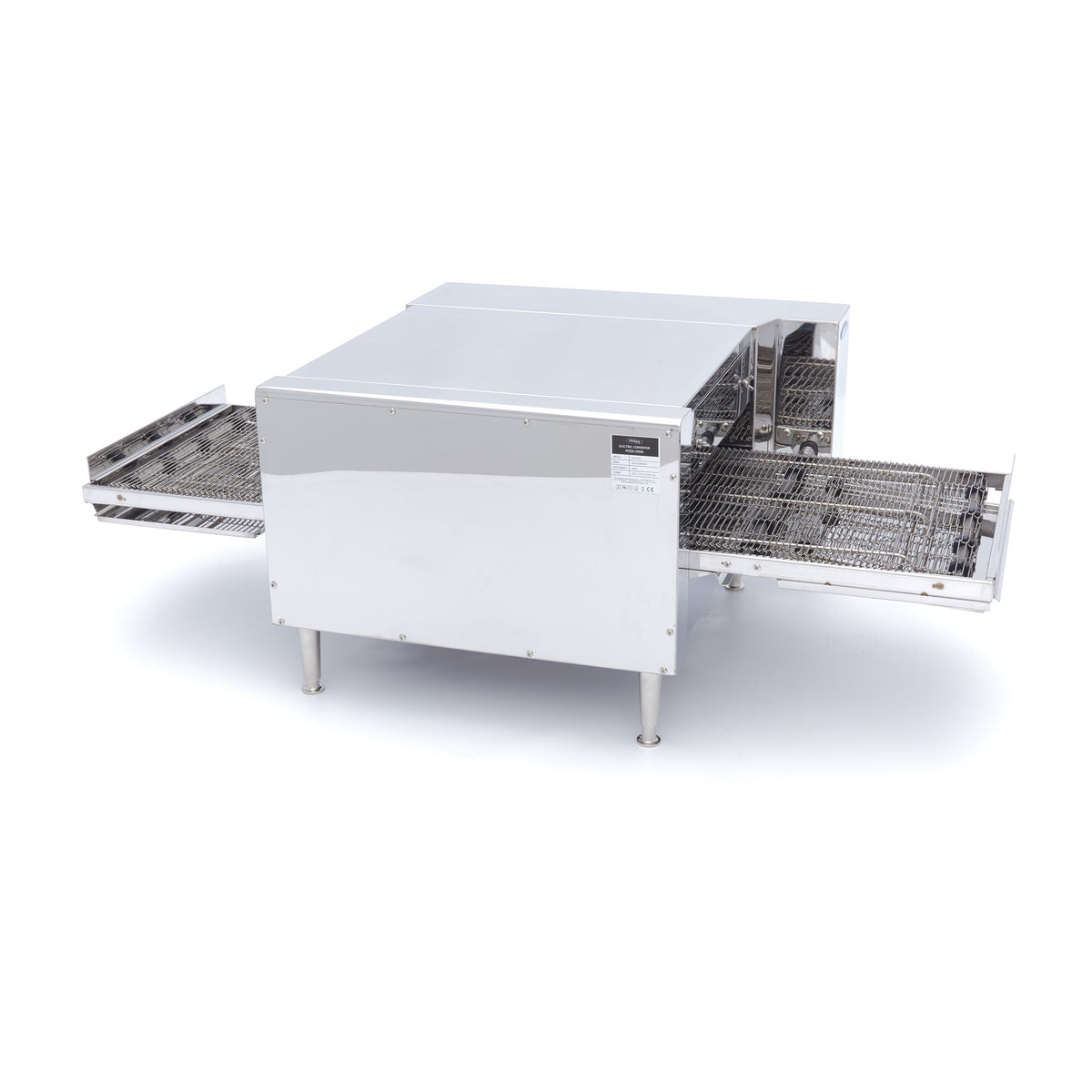 Pizzaofen mit Förderband - Professionell - 2 x Ø20cm - 30 Pizzen pro Stunde