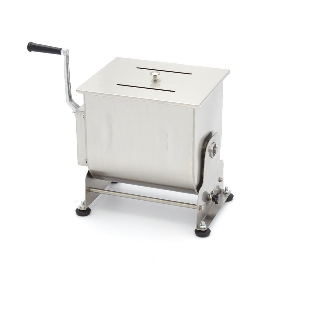 Mezclador de Carne - Profesional - 20L - 16kg Carne - Recipiente Inclinable - Manual