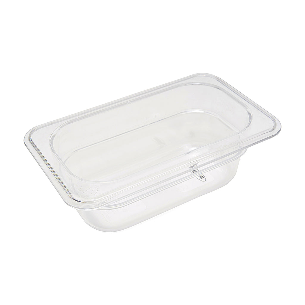Contenitore Gastronorm - Professionale - 1/9 GN - 6,5cm di profondità - Policarbonato