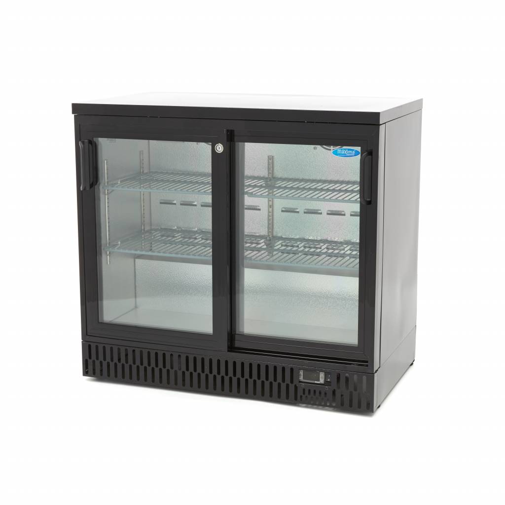 Frigorífico para Bebidas - Profesional - 2 Puertas Correderas - 4 Estantes Ajustables