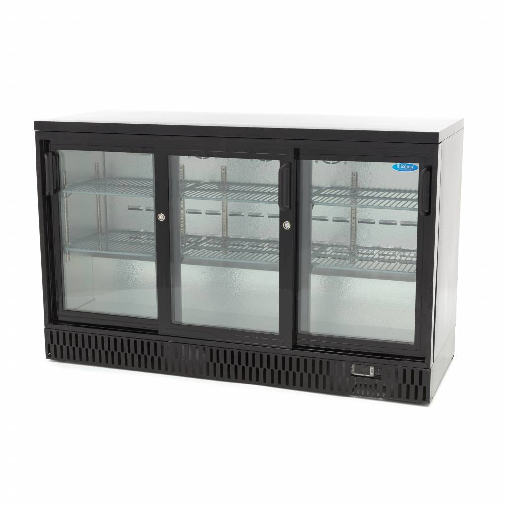 Frigorífico para Bebidas - Profesional - 3 Puertas Correderas - 6 Estantes Ajustables