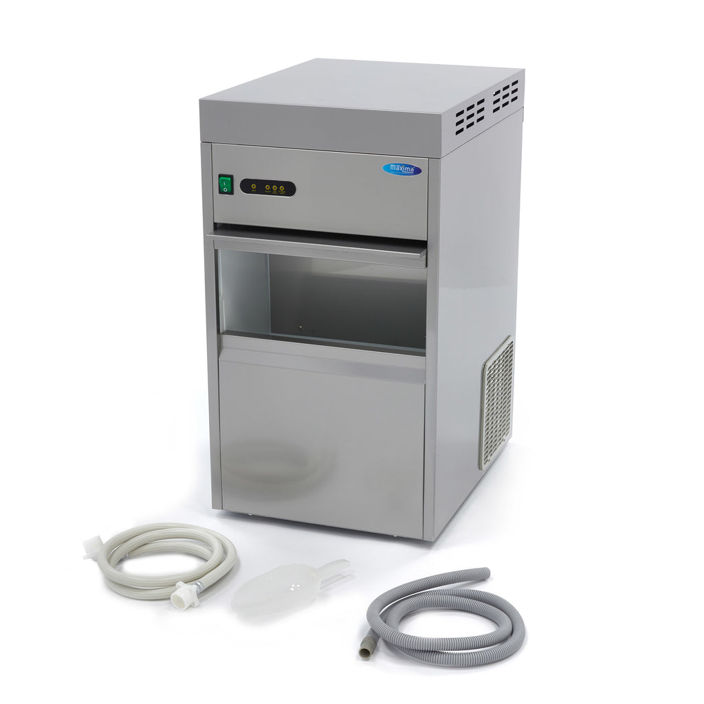 Máquina de gelo - Profissional - 50kg/dia - Picado/em escamas - Refrigerada a água