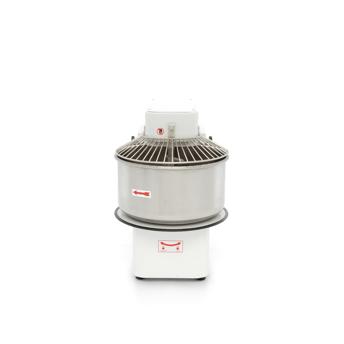 Spiralkneter - Professionell - 50L - 30kg Teig - 2 Geschwindigkeiten - Herausnehmbarer Kessel - 400V