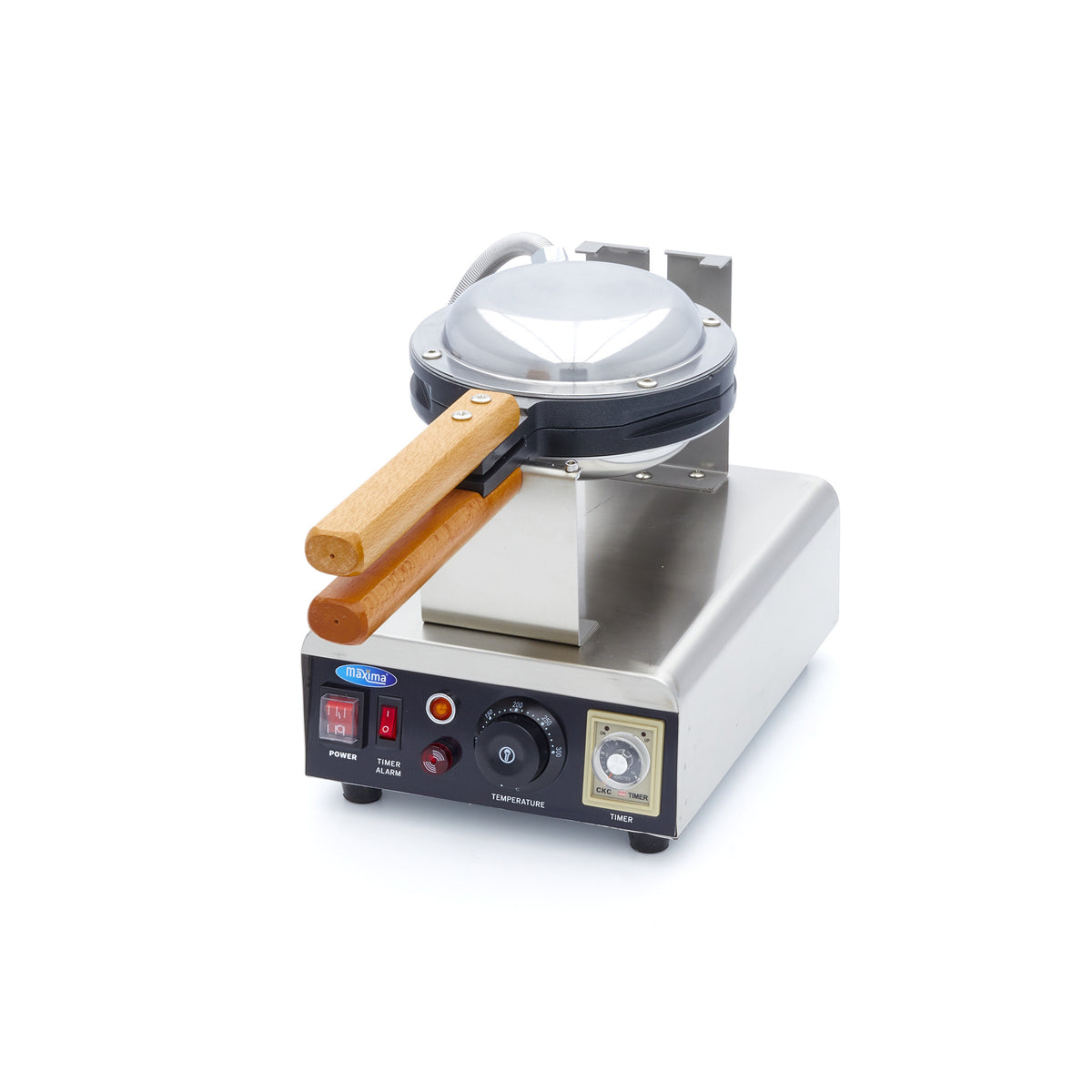 Waffeleisen - Professionell - 1 Waffel - Rundes Wabenmuster