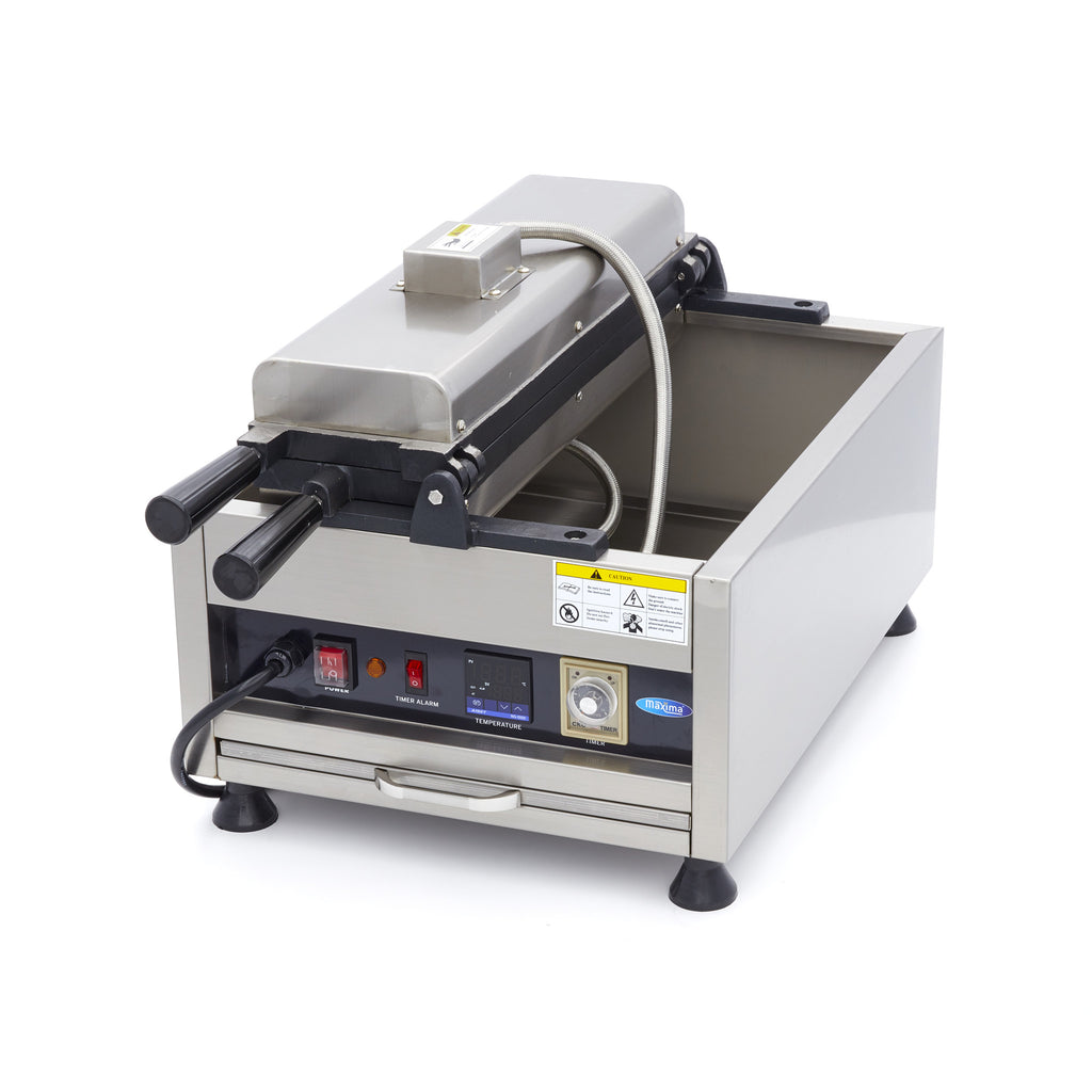 Waffeleisen - Professionell - 5 Taiyaki-/Fischformen - Drehbar - Digital