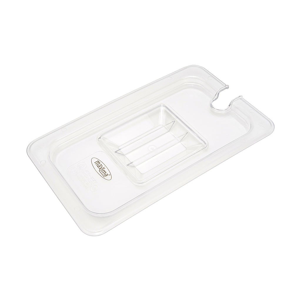 Gastronormdeksel - Professioneel - 1/6 GN GN - polycarbonaat - Met uitsparing