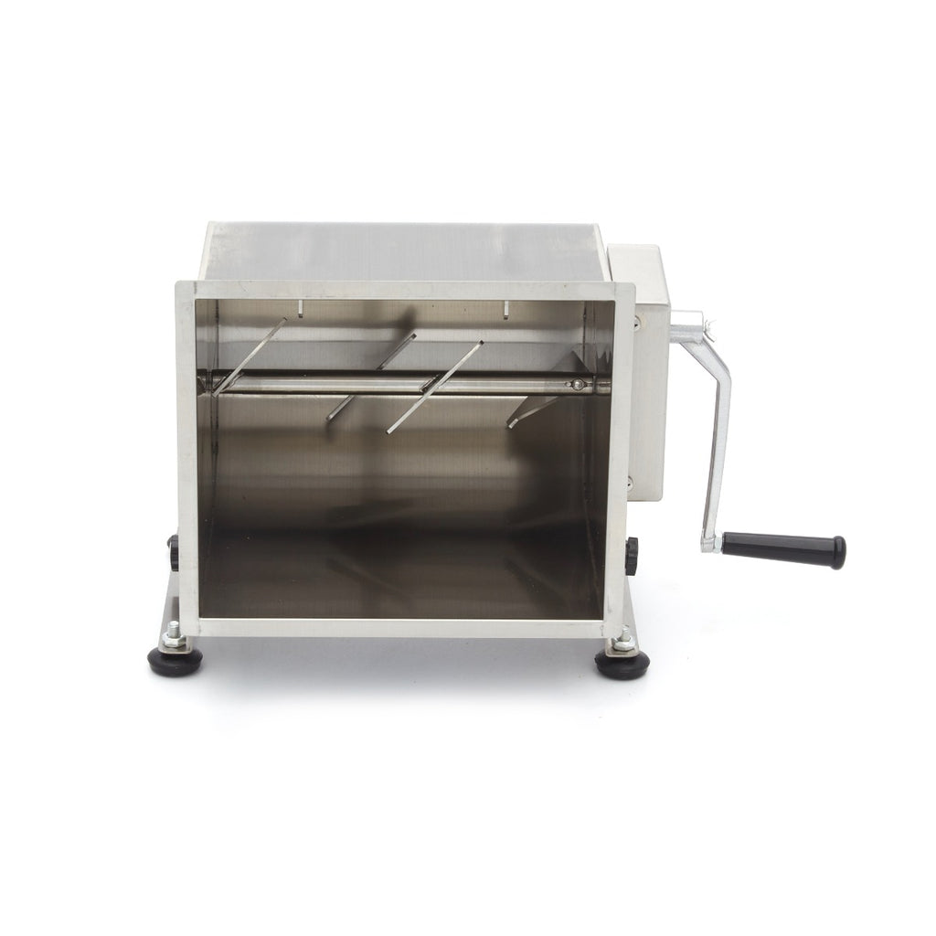Mezclador de Carne - Profesional - 20L - 16kg Carne - Recipiente Inclinable - Manual
