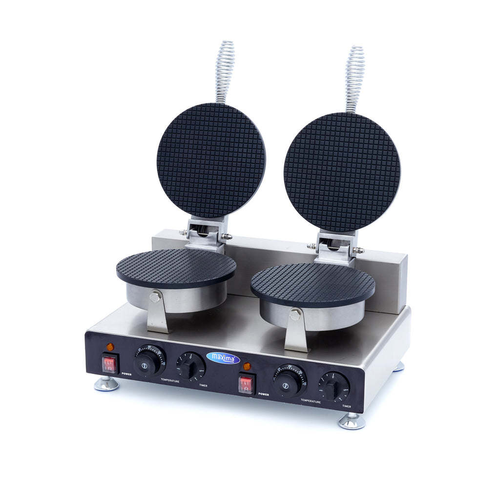 Piastra doppia per coni gelato - Professionale - 2 piastre