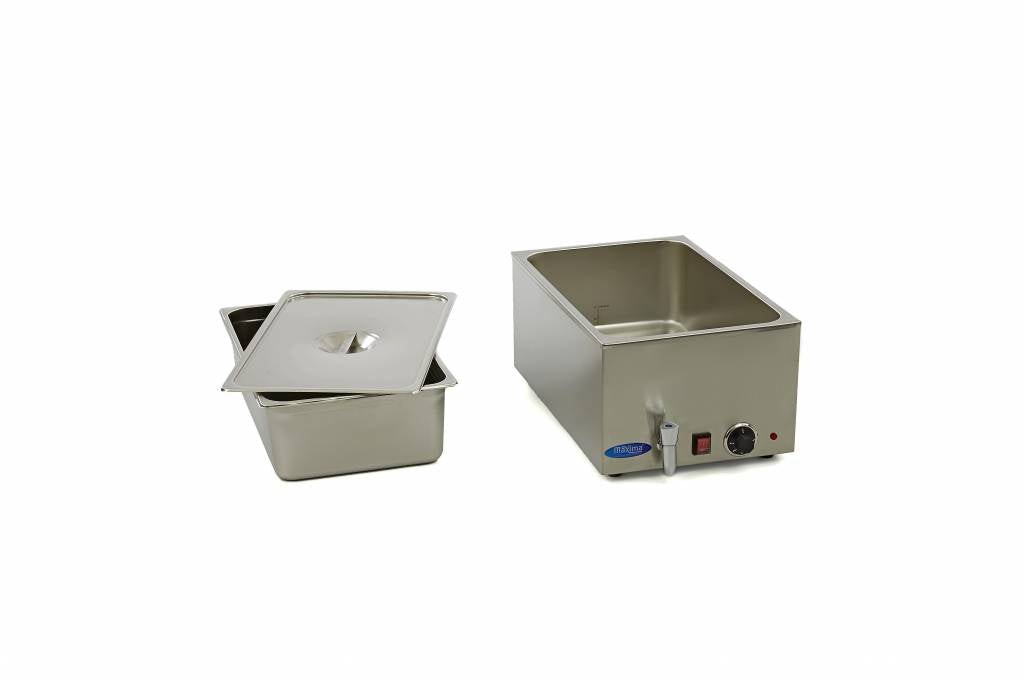 Baño María - Profesional - con Grifo - incl 1/1 GN Set - Eléctrico