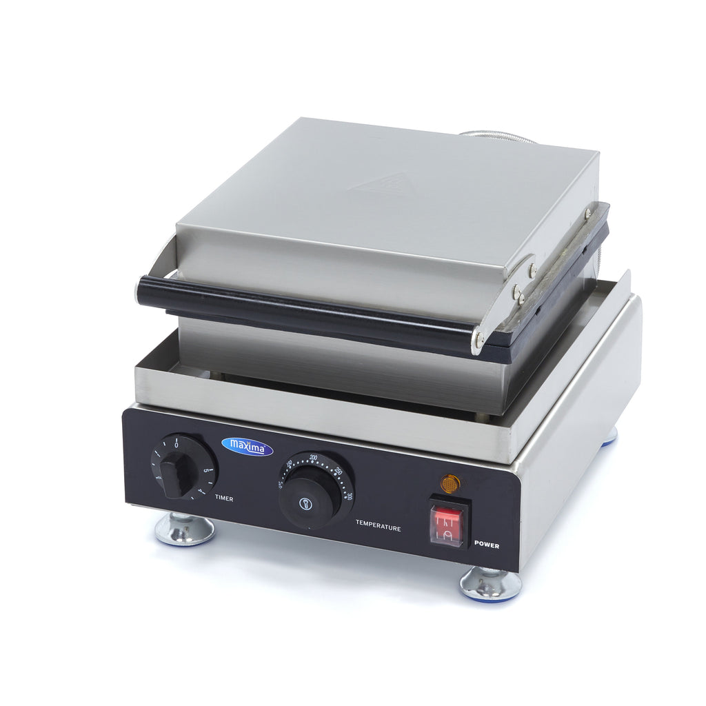 Piastra per waffle - Professionale - 4 pezzi - Cuori su stecco