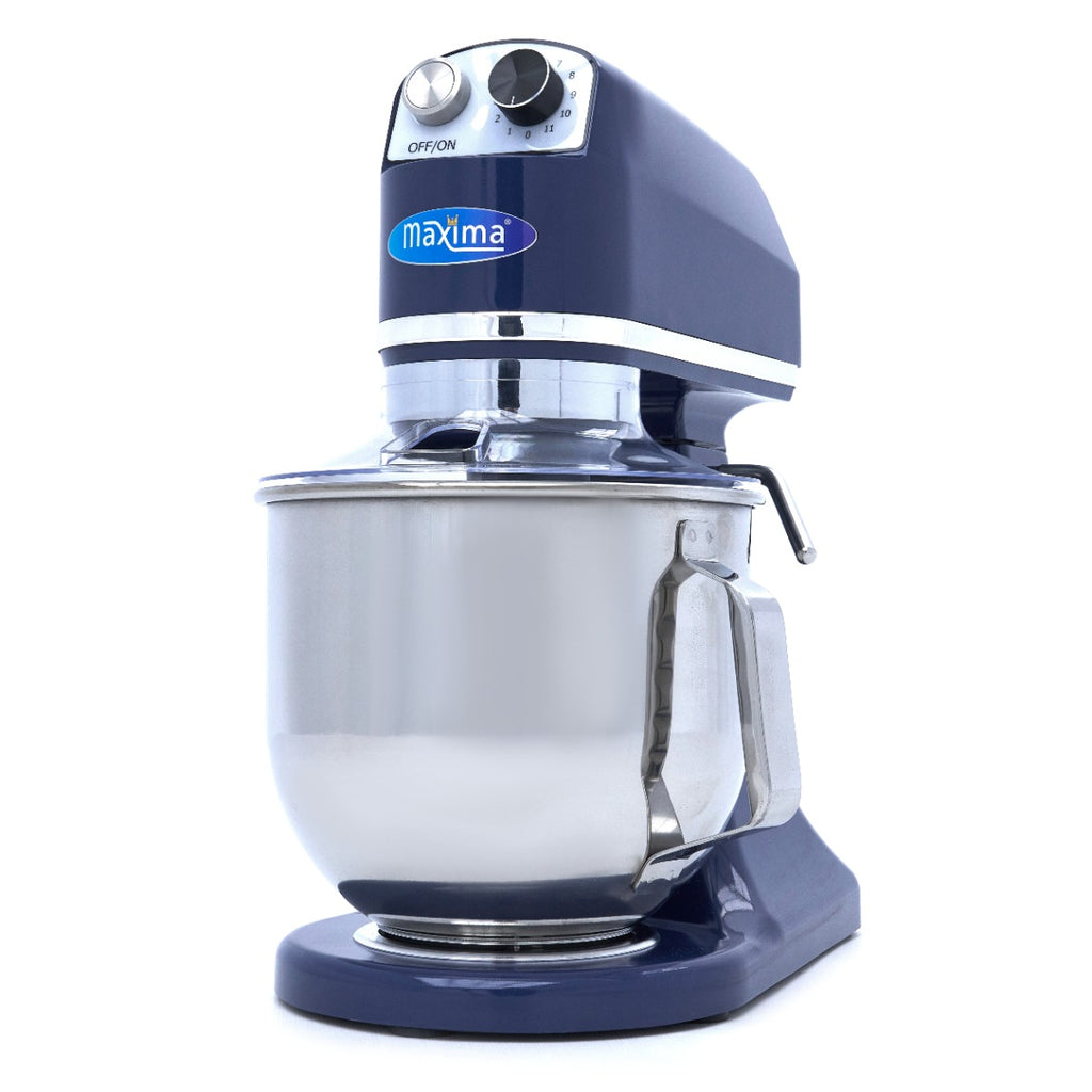 Planetenrührmaschine - Professionell - 7L - bis zu 2kg Teig - Stahlblau
