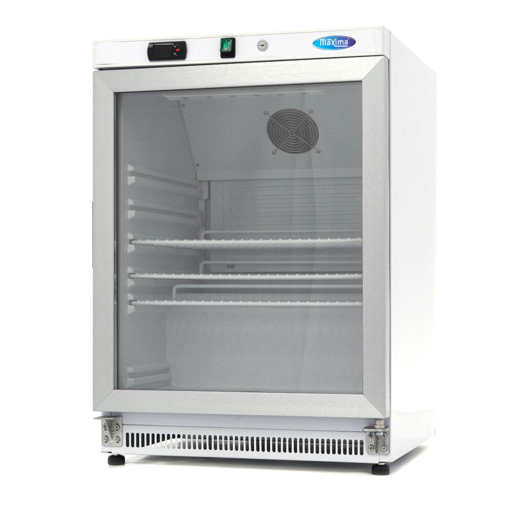 Frigorífico - Profissional - 200L - branco - com porta de vidro