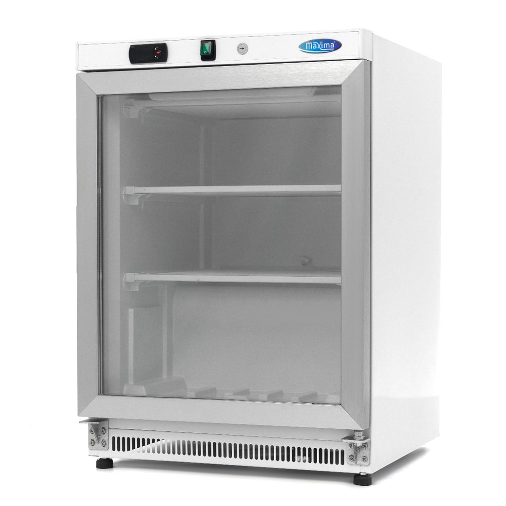 Congelador - Profesional - 200L - Blanco - con Puerta de Cristal