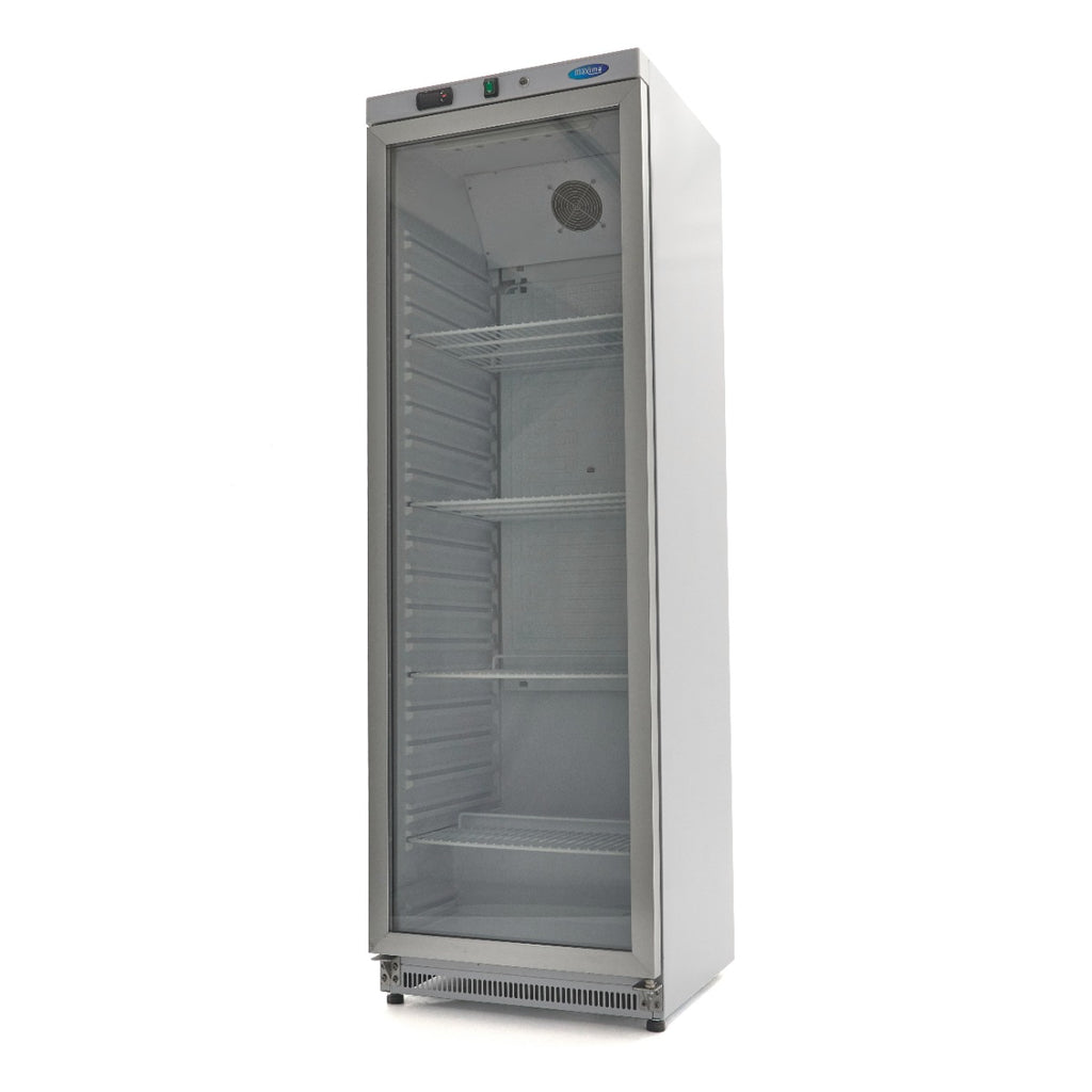 Kühlschrank - Professionell - 400L - weiß - mit Glastür