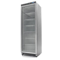 Congelatore - Professionale - 400L - nero - con porta in vetro