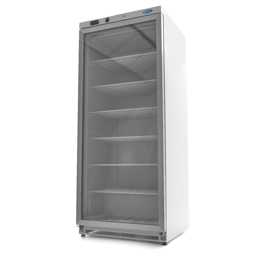 Congelador - Profesional - 600L - Blanco - con Puerta de Cristal