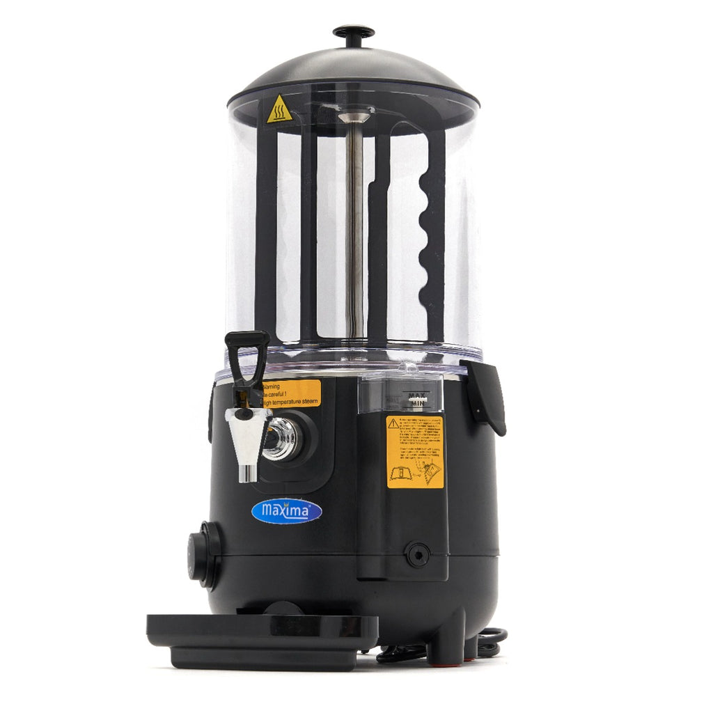 Dispensador de Chocolate Caliente - Profesional - 10L - Negro
