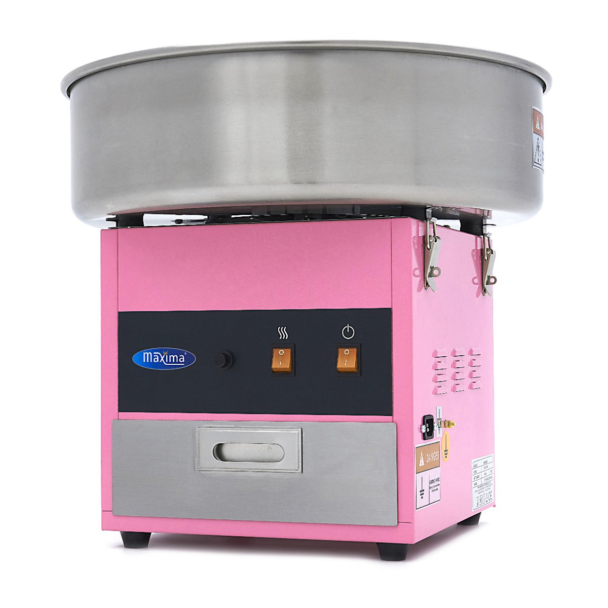 Zuckerwattemaschine - Professionell - Ø 52 cm - Rosa
