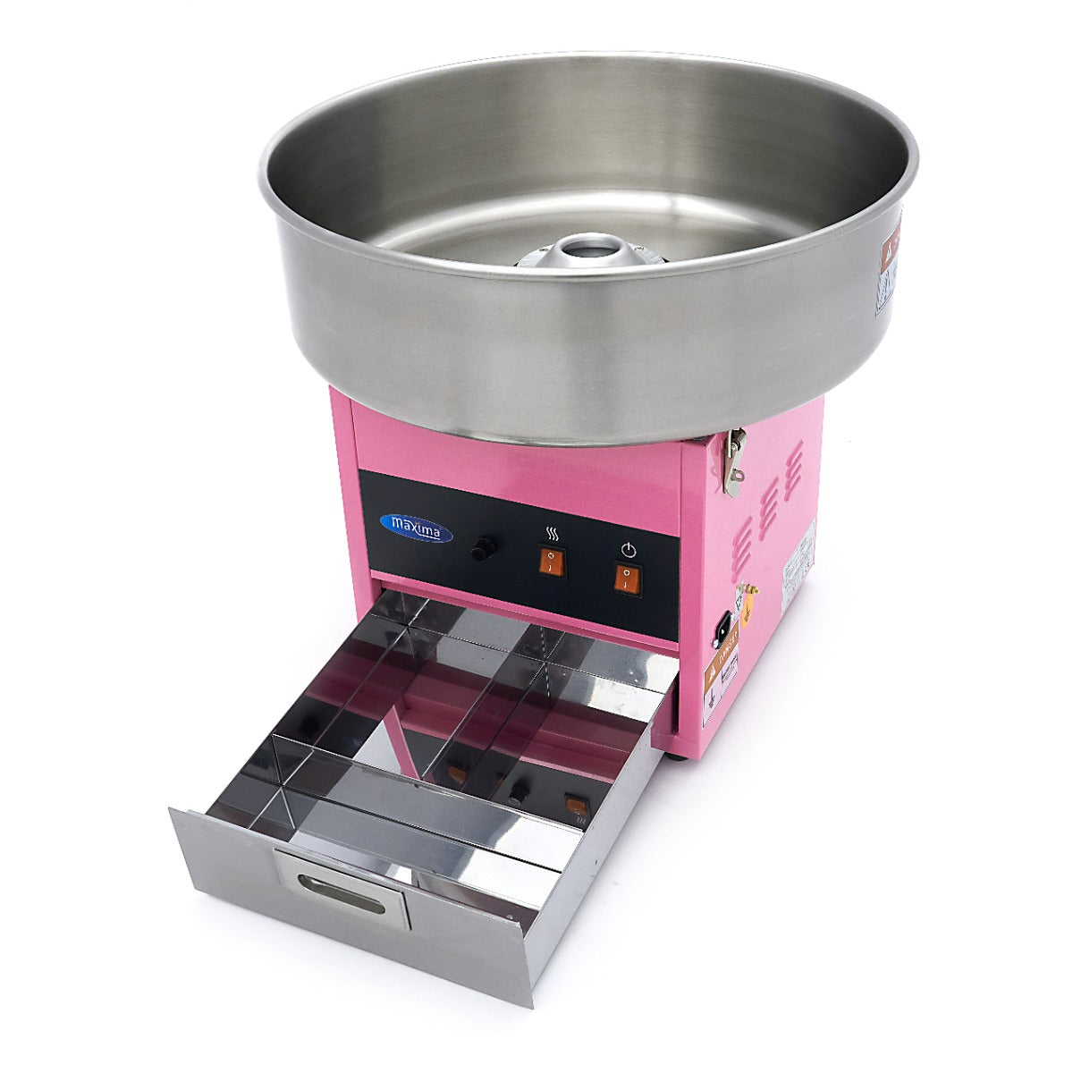 Zuckerwattemaschine - Professionell - Ø 52 cm - Rosa