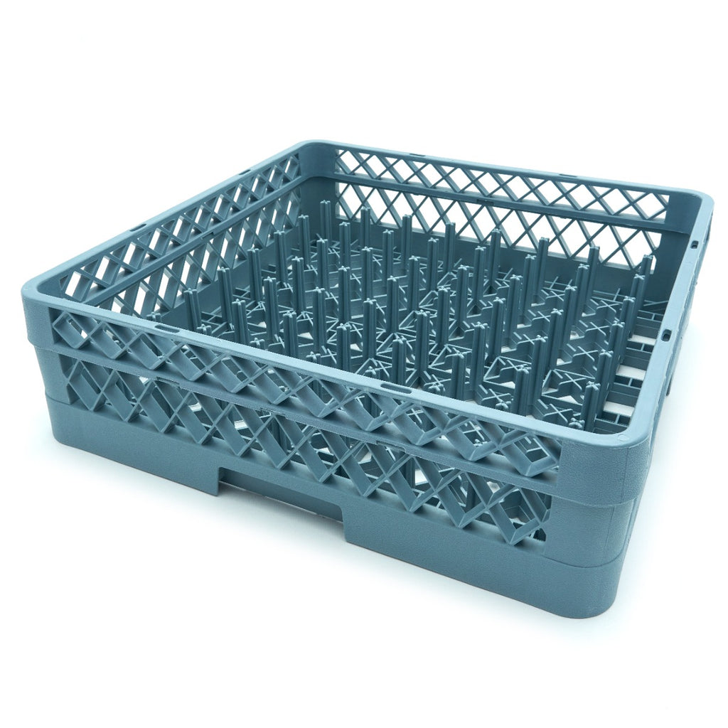 Cesto para pratos para máquina de lavar loiça - Profissional - 50 x 50cm - 64 compartimentos