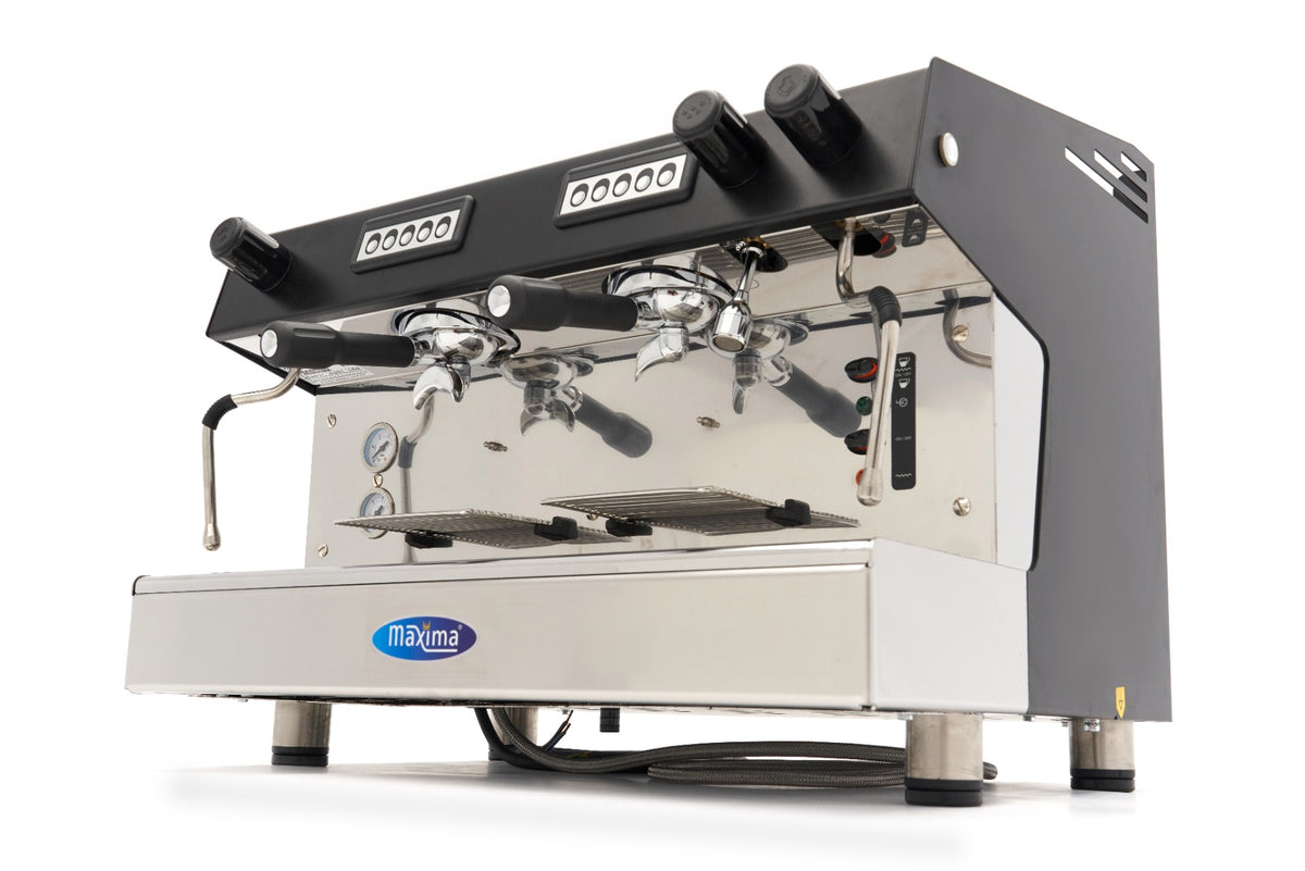 Máquina de Café Espresso - Profesional - 2 Pistones - 360  Tazas por Hora