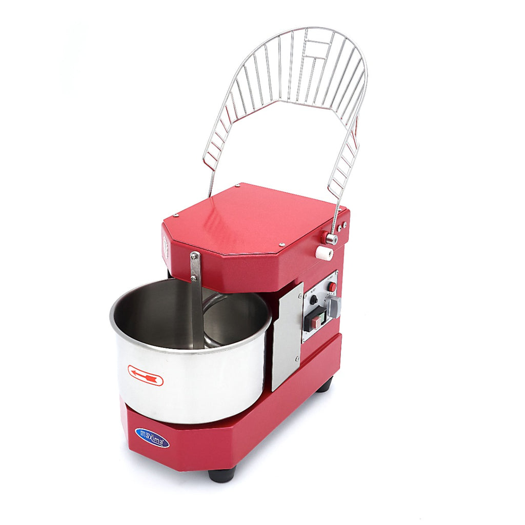 Impastatrice a spirale - Professionale - 8L - 4,5kg di impasto - rosso lampone