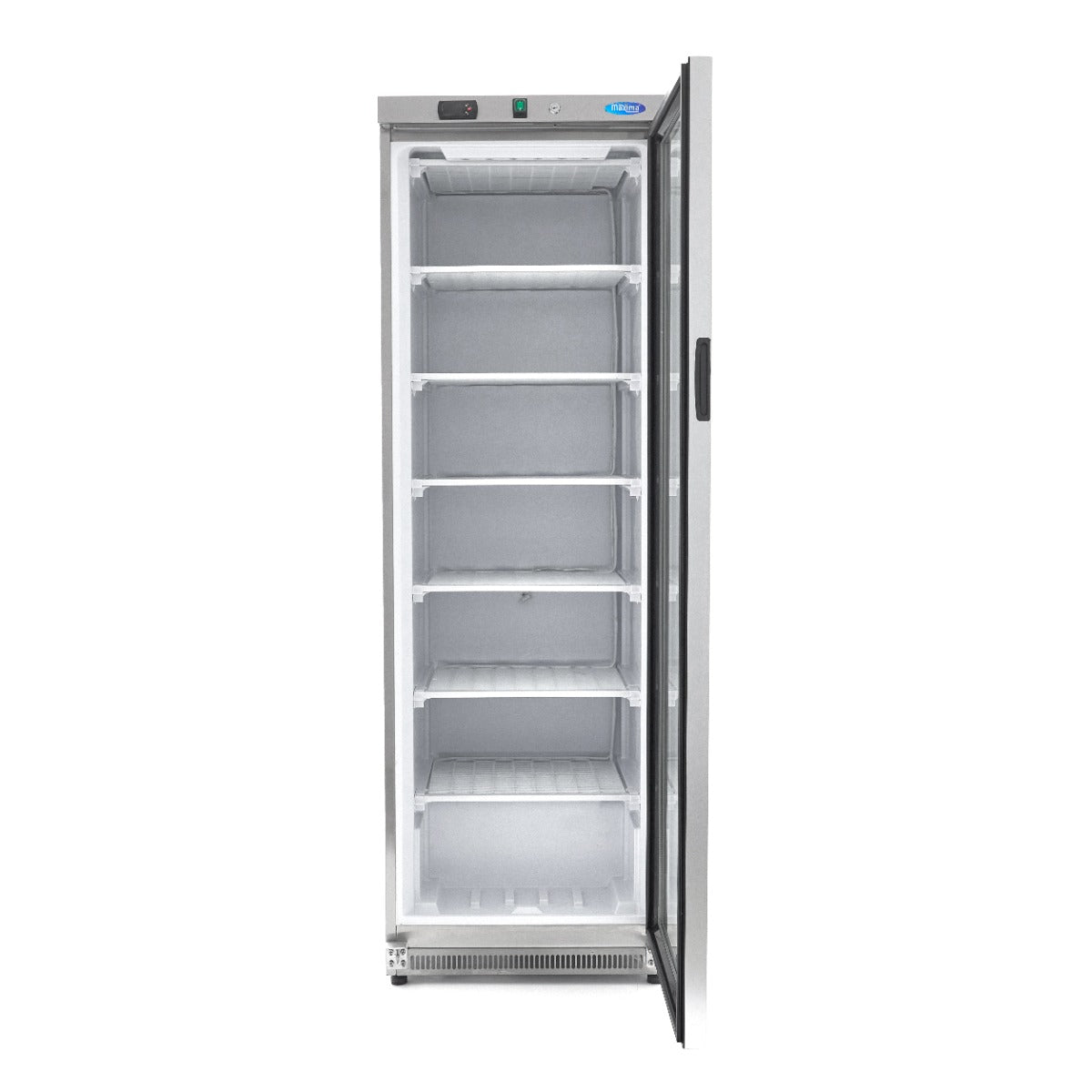 Congelatore - Professionale - 400L - acciaio inox - con porta in vetro