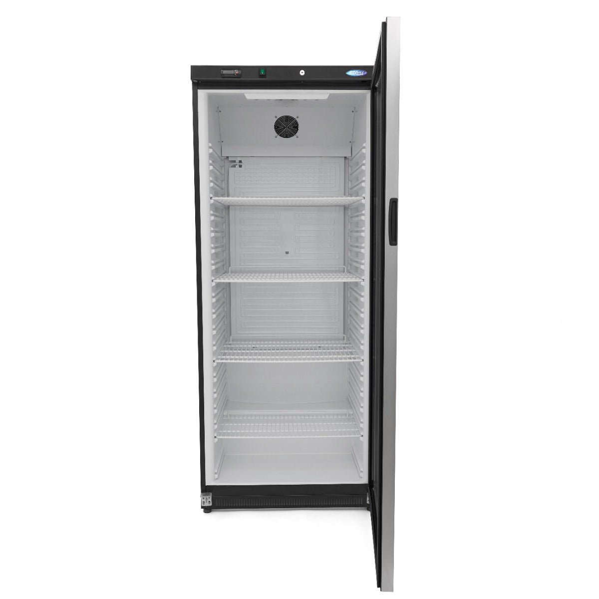Frigorífico - Profesional - 600L - Negro - con Puerta de Cristal