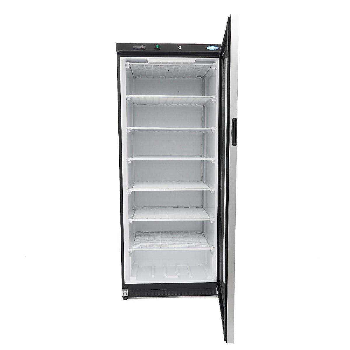 Congelador - Profesional - 600L - Negro - con Puerta de Cristal